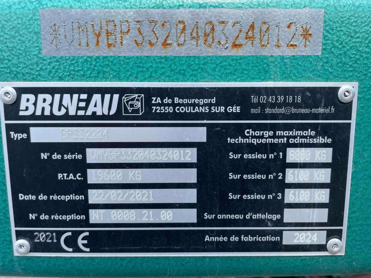 Ballensammelwagen typu Sonstige PLATEAU TRAINE LOURD 6 roues 11.40 BG, Gebrauchtmaschine w SAINT CLAIR SUR ELLE (Zdjęcie 5)