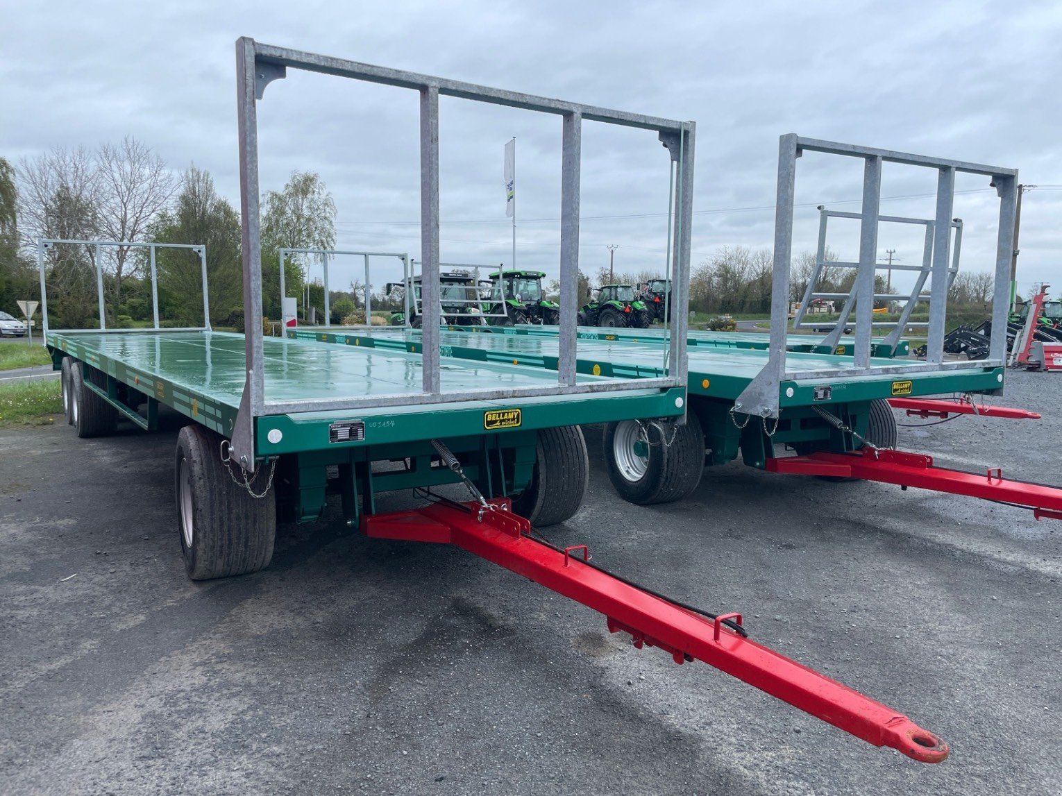 Ballensammelwagen des Typs Sonstige PLATEAU TRAINE LOURD 6 roues 12 TDI 20, Gebrauchtmaschine in SAINT CLAIR SUR ELLE (Bild 1)