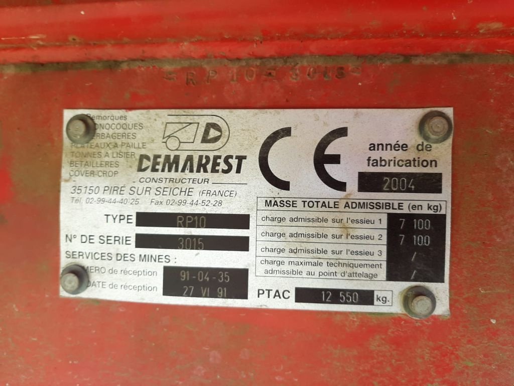 Ballensammelwagen of the type Sonstige Rp10, Gebrauchtmaschine in VARENNES VAUZELLES (Picture 11)