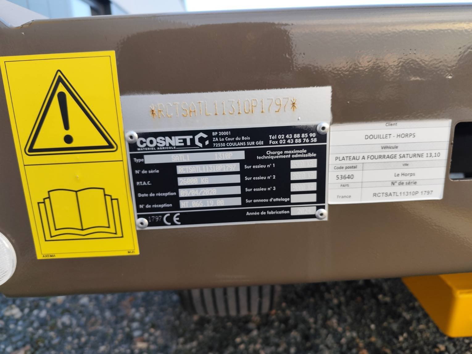 Ballensammelwagen του τύπου Sonstige Saturne 13.10, Gebrauchtmaschine σε Le Horps (Φωτογραφία 11)