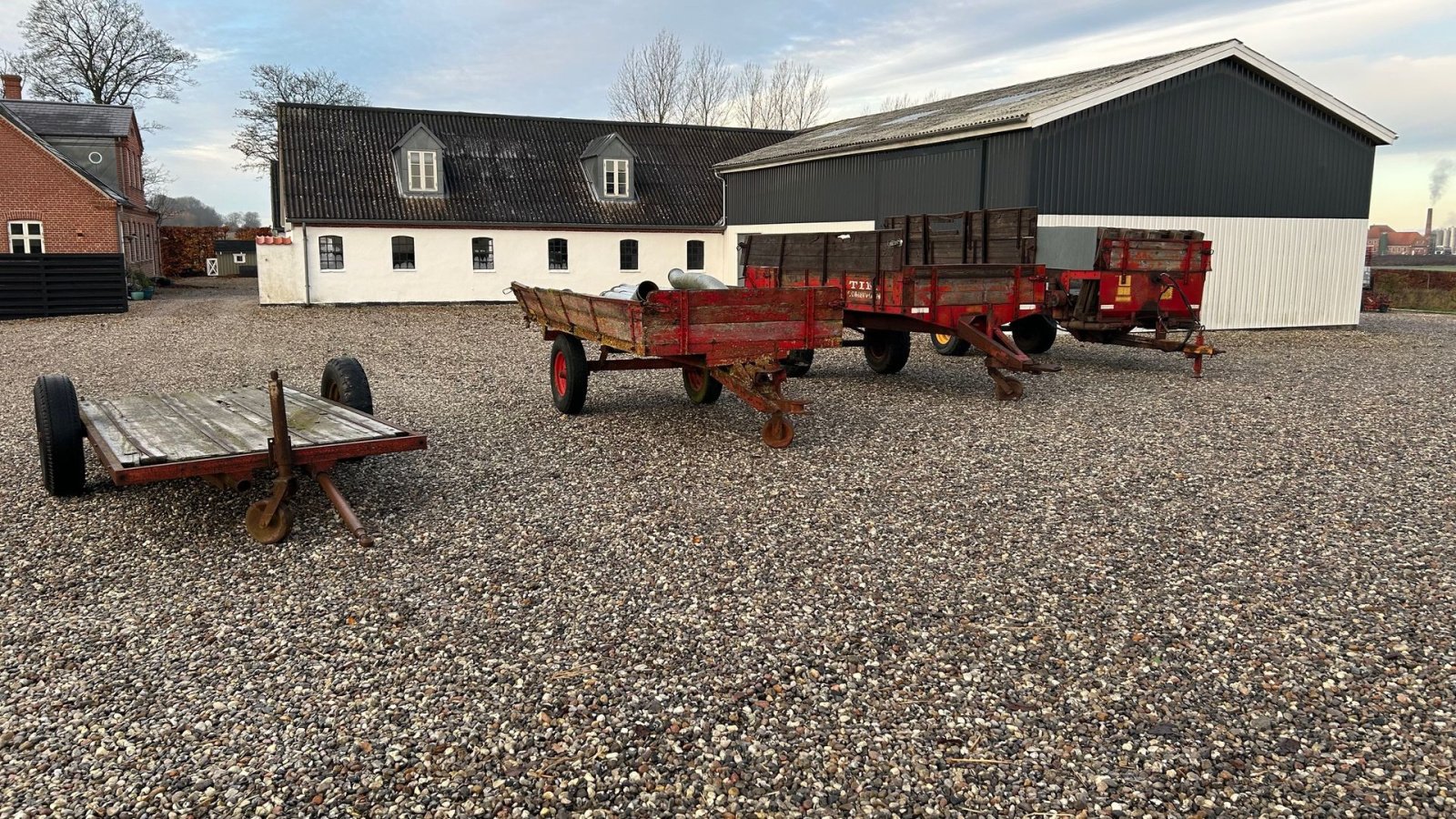 Ballensammelwagen des Typs Tim 4 stk fladvogne - Halmvogne pris fra 500,-, Gebrauchtmaschine in Thorsø (Bild 2)