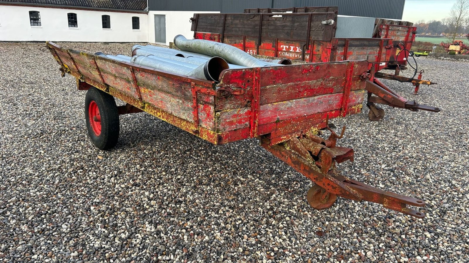 Ballensammelwagen des Typs Tim 4 stk fladvogne - Halmvogne pris fra 500,-, Gebrauchtmaschine in Thorsø (Bild 20)