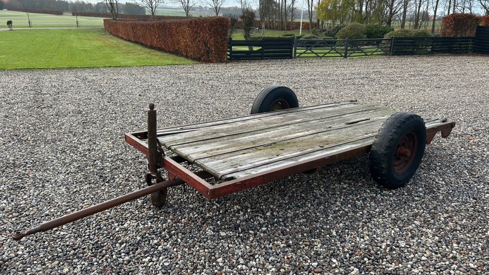 Ballensammelwagen des Typs Tim 4 stk fladvogne - Halmvogne pris fra 500,-, Gebrauchtmaschine in Thorsø (Bild 21)