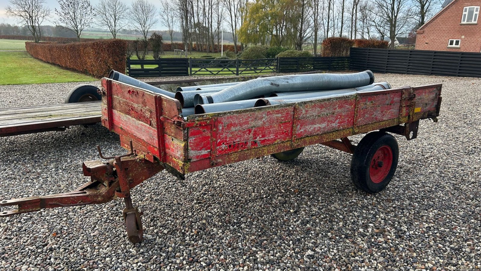 Ballensammelwagen des Typs Tim 4 stk fladvogne - Halmvogne pris fra 500,-, Gebrauchtmaschine in Thorsø (Bild 19)