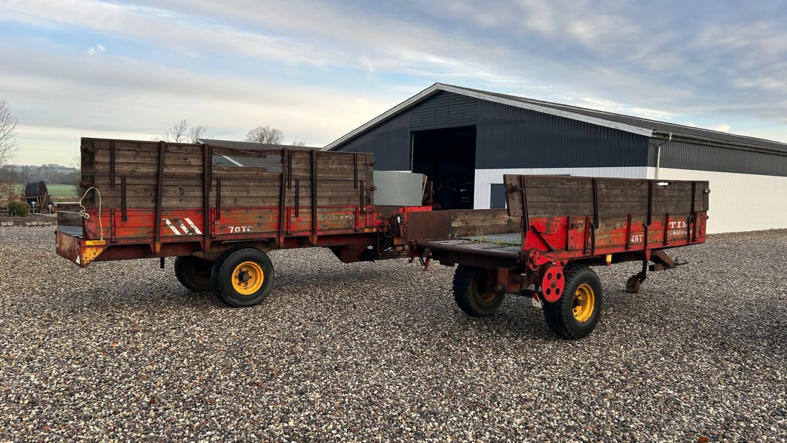 Ballensammelwagen des Typs Tim 4 stk fladvogne - Halmvogne pris fra 500,-, Gebrauchtmaschine in Thorsø (Bild 7)