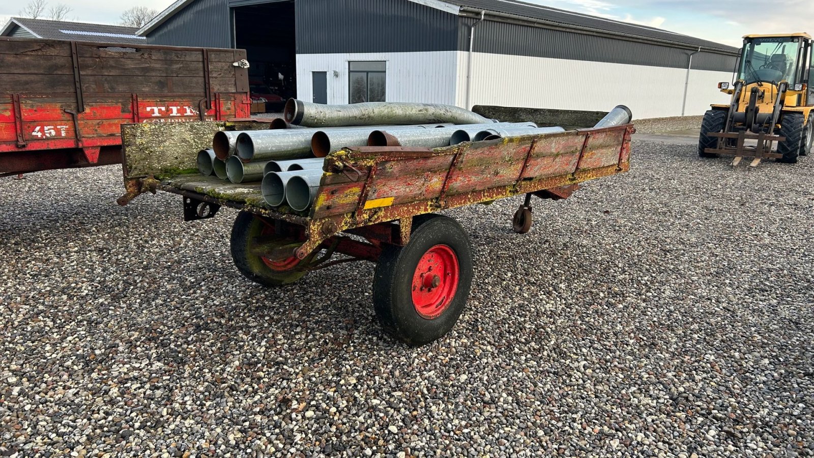 Ballensammelwagen des Typs Tim 4 stk fladvogne - Halmvogne pris fra 500,-, Gebrauchtmaschine in Thorsø (Bild 10)