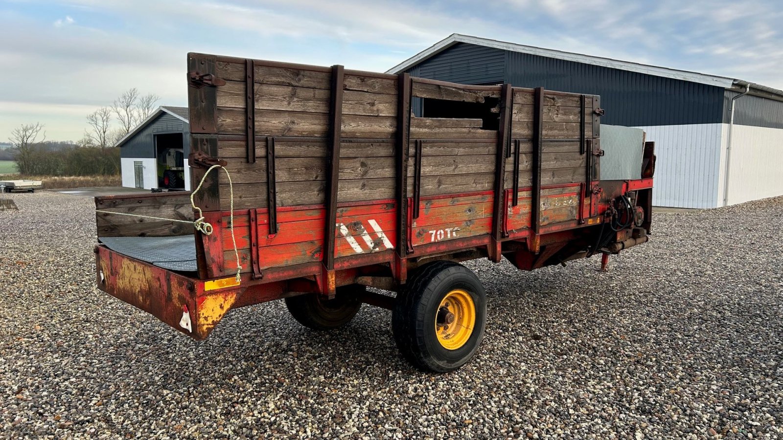 Ballensammelwagen des Typs Tim 4 stk fladvogne - Halmvogne pris fra 500,-, Gebrauchtmaschine in Thorsø (Bild 12)