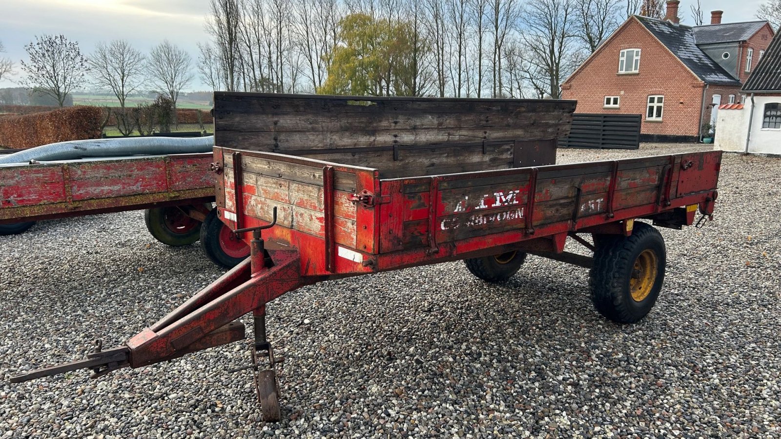 Ballensammelwagen des Typs Tim 4 stk fladvogne - Halmvogne pris fra 500,-, Gebrauchtmaschine in Thorsø (Bild 18)