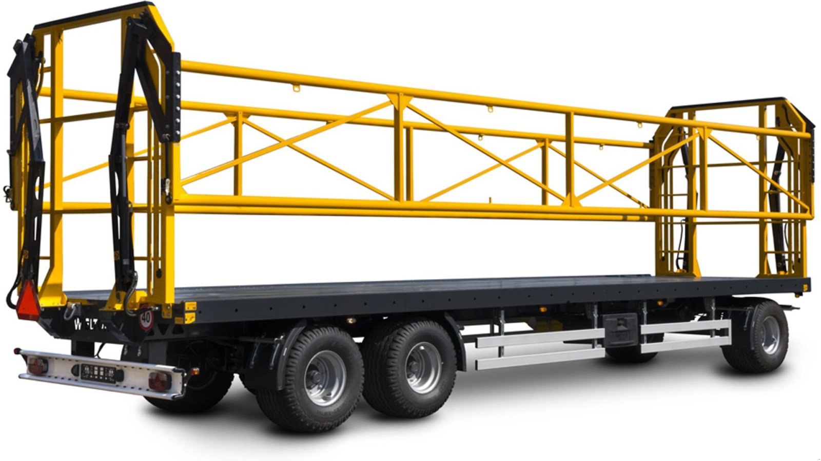 Ballensammelwagen typu WIELTON PRS-3S, Gebrauchtmaschine v Aabenraa (Obrázek 1)