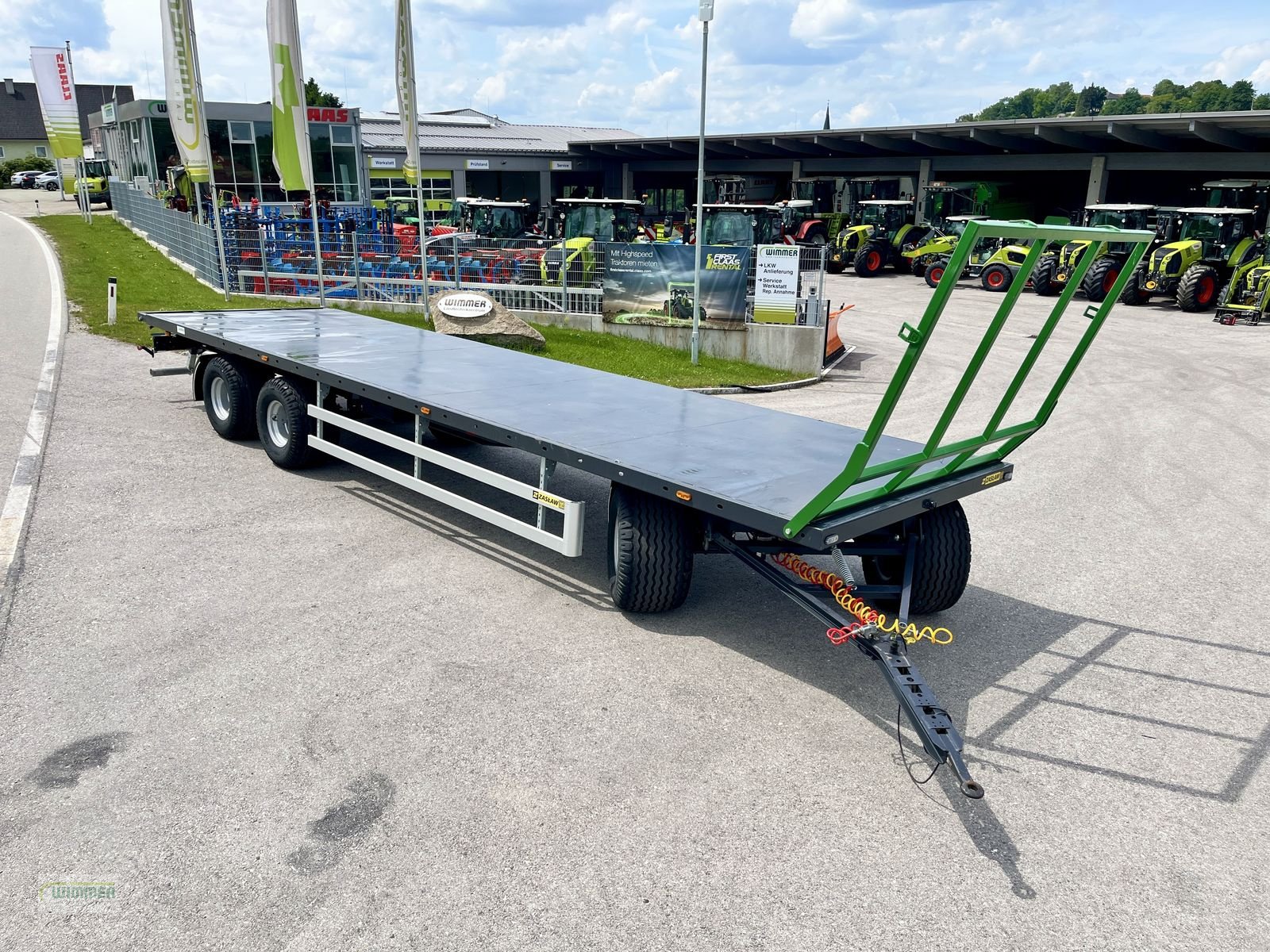 Ballensammelwagen des Typs Zaslaw 3-Achs-Ballenwagen 18,5t, Neumaschine in Kematen (Bild 1)