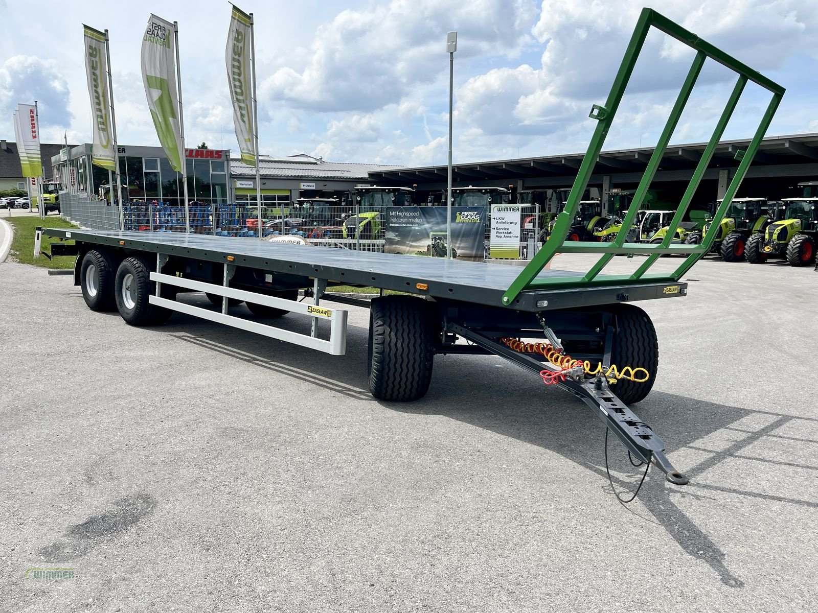 Ballensammelwagen des Typs Zaslaw 3-Achs-Ballenwagen 18,5t, Neumaschine in Kematen (Bild 2)