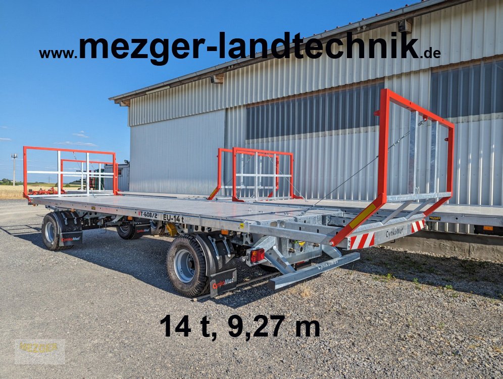Ballentransportwagen του τύπου CYNKOMET 14 t (T-608/2 EU), Ballenwagen, 9,27 m, Strohwagen, Neumaschine σε Ditzingen (Φωτογραφία 1)