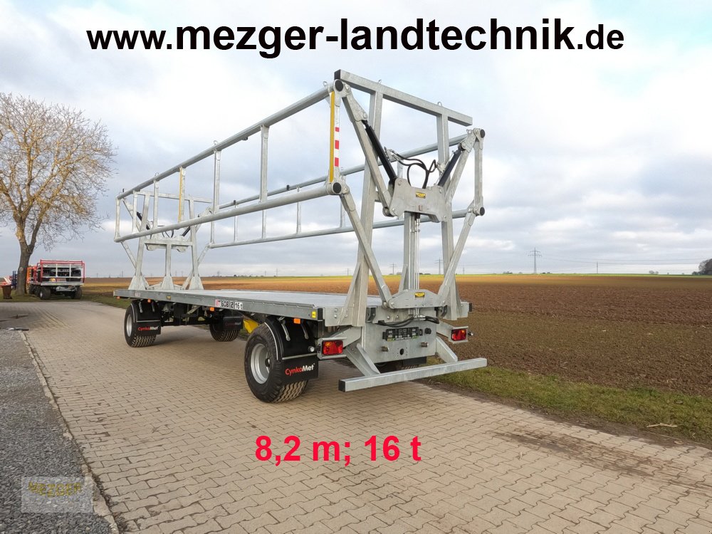 Ballentransportwagen du type CYNKOMET Ballenwagen 16 t (Hydraulische Ladungssicherung), Neumaschine en Ditzingen (Photo 1)