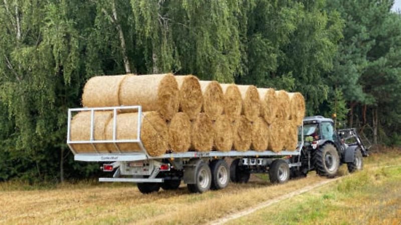 Ballentransportwagen des Typs CYNKOMET Ballenwagen T-608/3 low/niedrig, 19 t GG, Preis inkl. 19% MwSt., Gebrauchtmaschine in Lippetal (Bild 5)