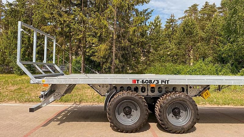 Ballentransportwagen des Typs CYNKOMET Ballenwagen T-608/3 low/niedrig, 19 t GG, Preis inkl. 19% MwSt., Gebrauchtmaschine in Lippetal (Bild 2)