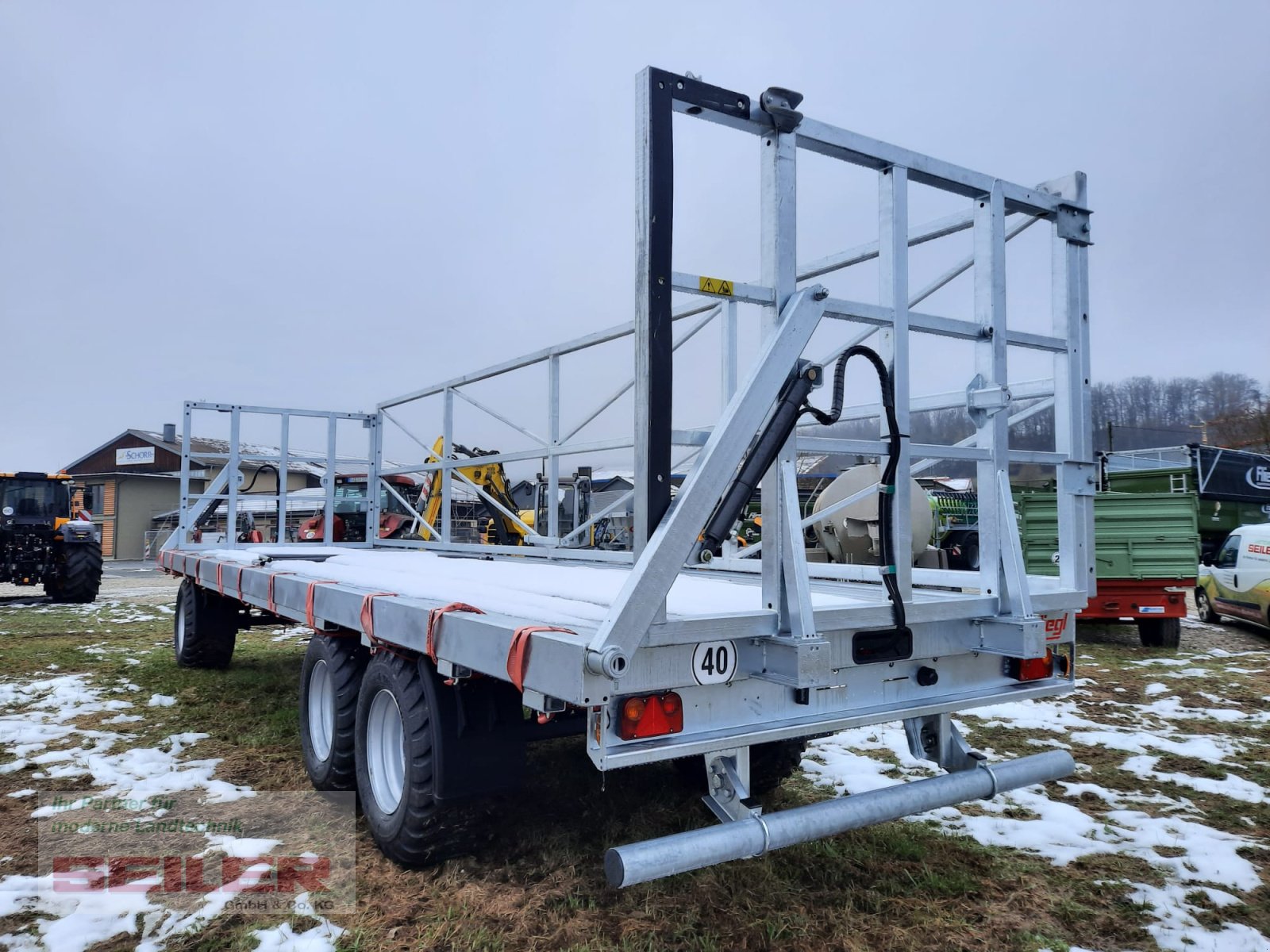 Ballentransportwagen tip Fliegl DPW 210 BL Ultra Dreiachs, Neumaschine in Burghaslach (Poză 2)