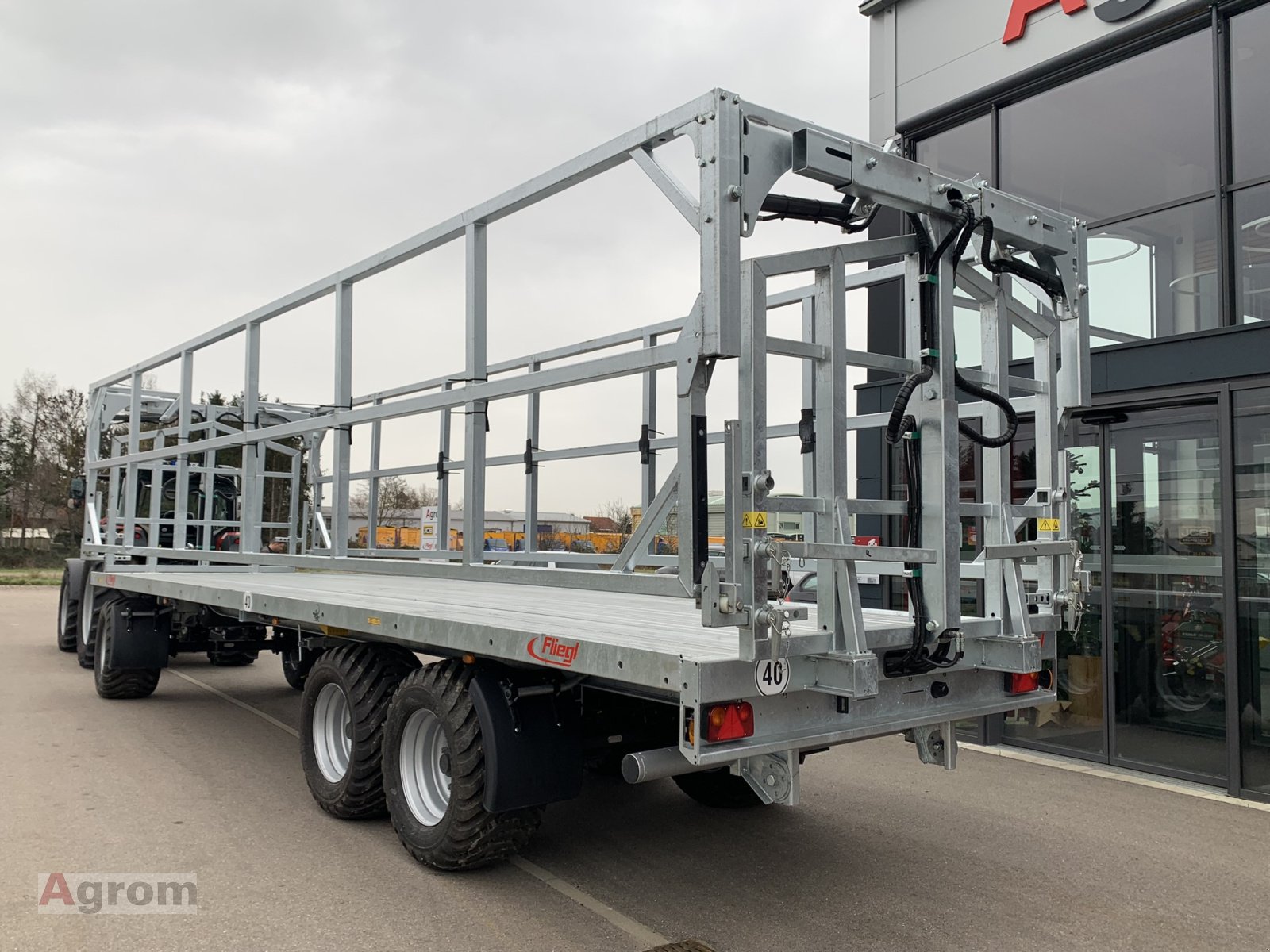 Ballentransportwagen του τύπου Fliegl DPW 210 BL, Neumaschine σε Meißenheim-Kürzell (Φωτογραφία 3)