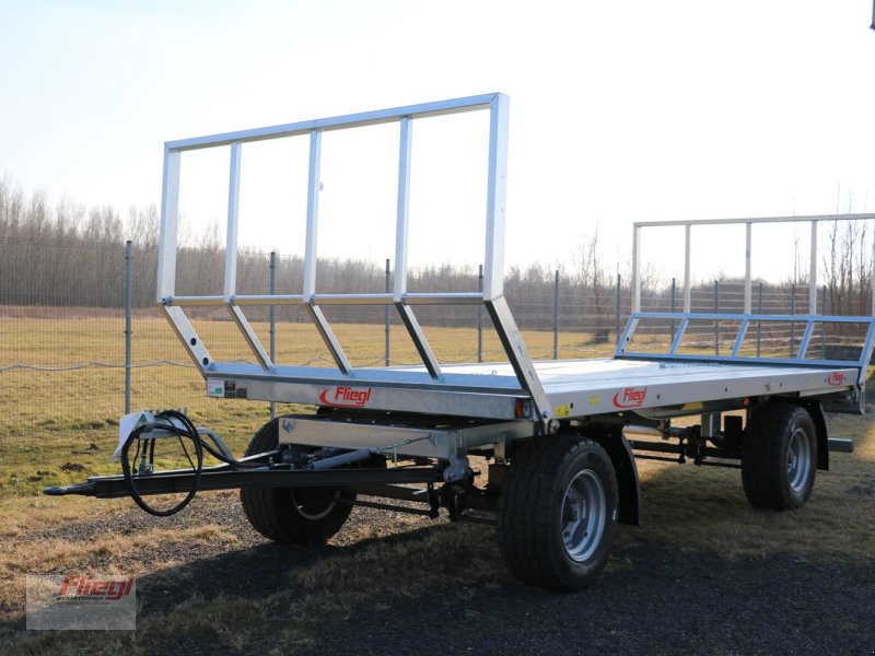 Ballentransportwagen tip Fliegl ZPW 100, Neumaschine in Mühldorf