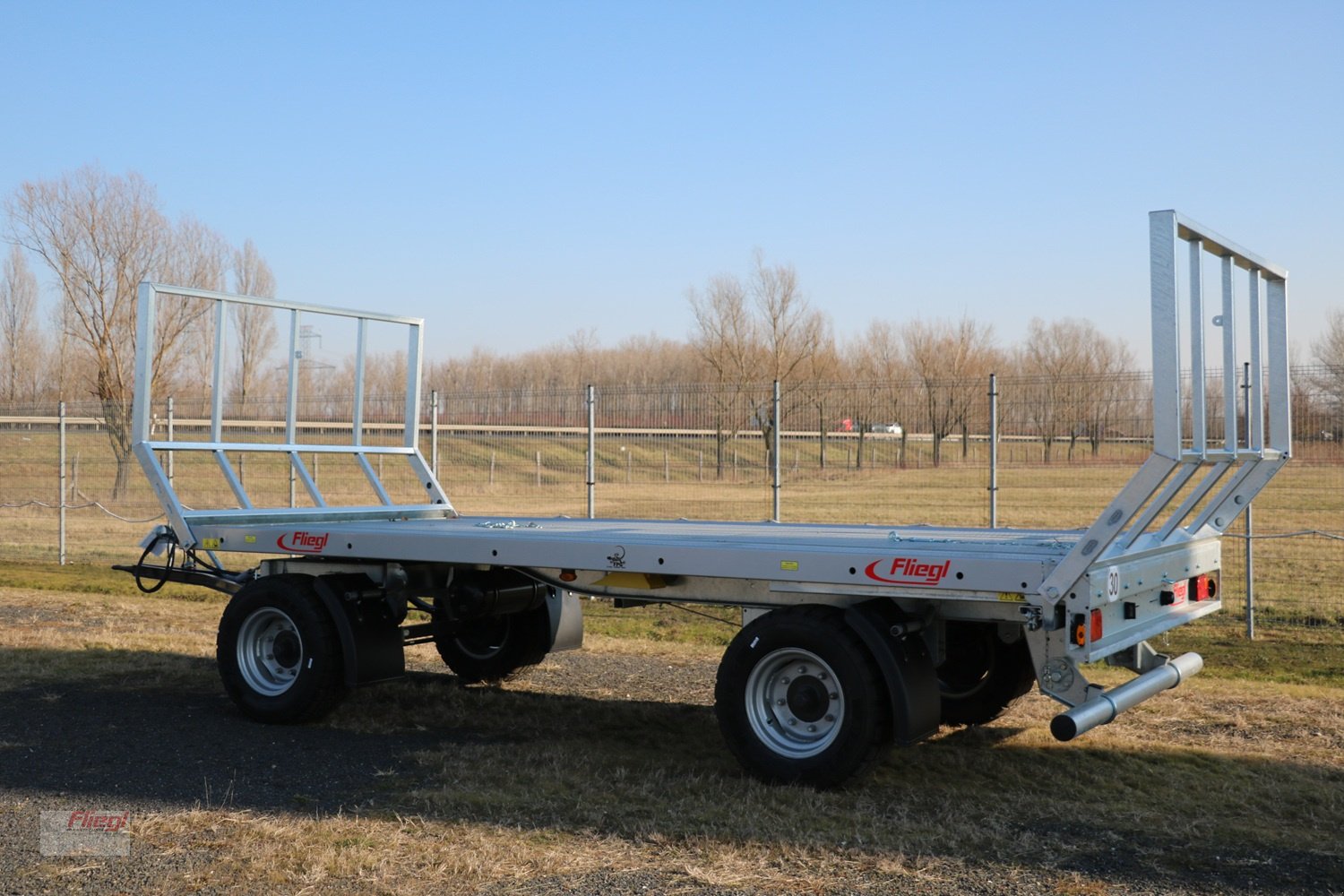 Ballentransportwagen tip Fliegl ZPW 100, Neumaschine in Mühldorf (Poză 2)