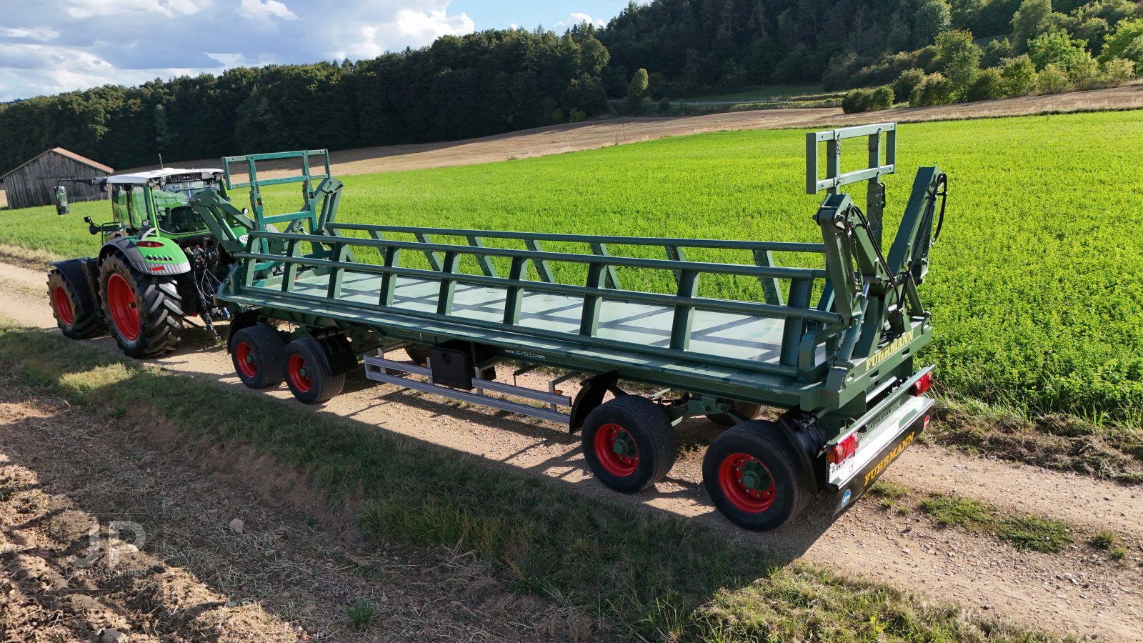 Ballentransportwagen des Typs Fuhrmann Ballenwagen / Transportwagen / Plattformanhänger / Ladungssicherung, Gebrauchtmaschine in Kastl (Bild 1)