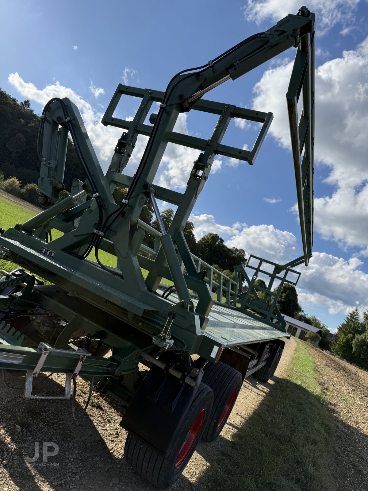 Ballentransportwagen des Typs Fuhrmann Ballenwagen / Transportwagen / Plattformanhänger / Ladungssicherung, Gebrauchtmaschine in Kastl (Bild 15)