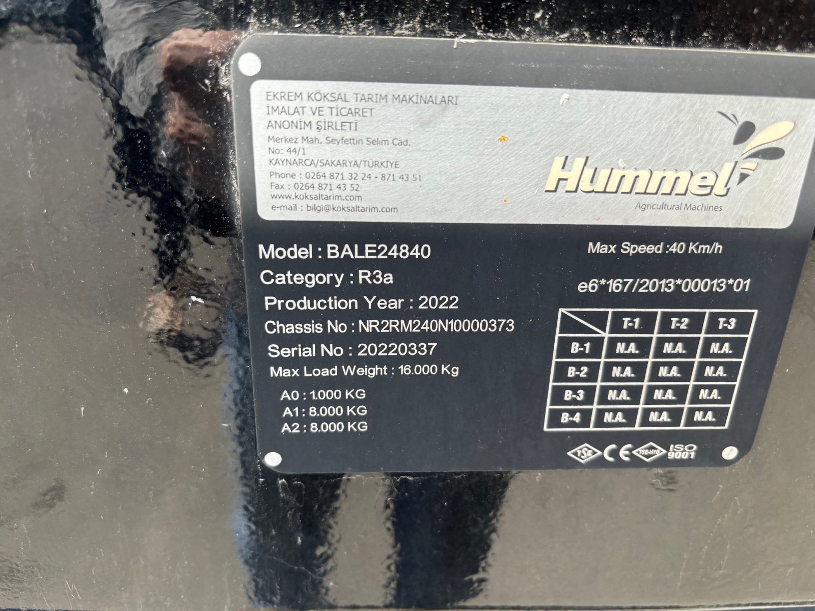 Ballentransportwagen des Typs Hummel Bale 24840 Ballenwagen, Neumaschine in Gerasdorf (Bild 3)