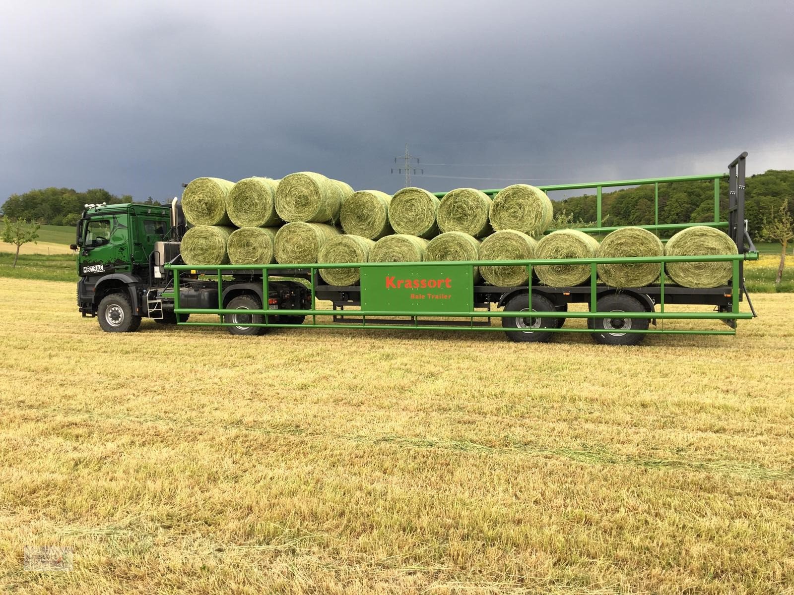 Ballentransportwagen типа Krassort Ballentransportauflieger, Neumaschine в Sassenberg (Фотография 2)