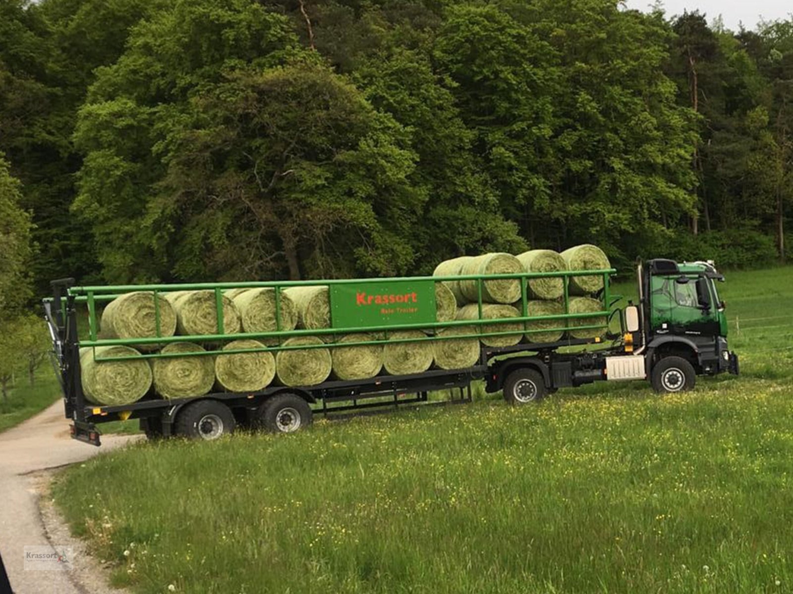 Ballentransportwagen типа Krassort Ballentransportauflieger, Neumaschine в Sassenberg (Фотография 3)
