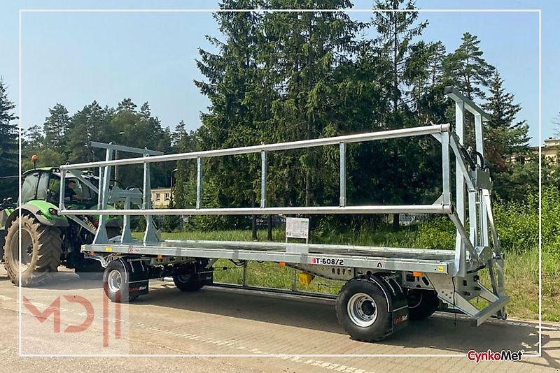 Ballentransportwagen des Typs MD Landmaschinen CM Ballenwagen T 608/2L mit hydraulischer Ladungssicherung, Neumaschine in Zeven (Bild 7)