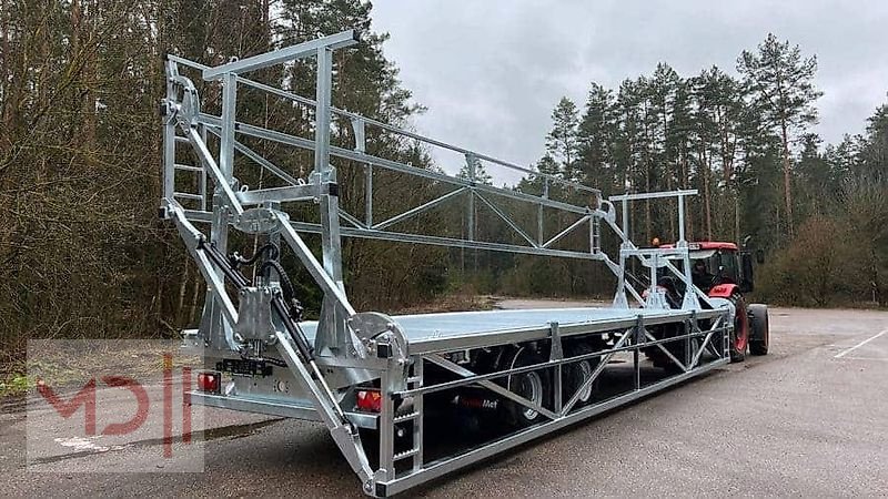 Ballentransportwagen des Typs MD Landmaschinen CM Ballenwagen T 608 /3 SL 24T mit hydraulischer Ladungssicherung, Neumaschine in Zeven (Bild 4)