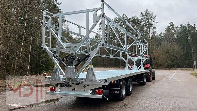 Ballentransportwagen des Typs MD Landmaschinen CM Ballenwagen T 608 /3 SL 24T mit hydraulischer Ladungssicherung, Neumaschine in Zeven (Bild 5)