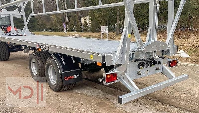Ballentransportwagen des Typs MD Landmaschinen CM Ballenwagen T 608 /3L 19T  mit hydraulischer Ladungssicherung, Neumaschine in Zeven (Bild 3)