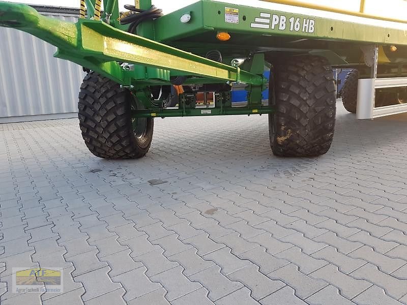 Ballentransportwagen des Typs Metaltech PB 16HB Ballenanhänger, Ballentransportwagen, Ballenwagen, Ballensammelwagen mit klappbarer Erhöhung, Neumaschine in Teublitz (Bild 12)