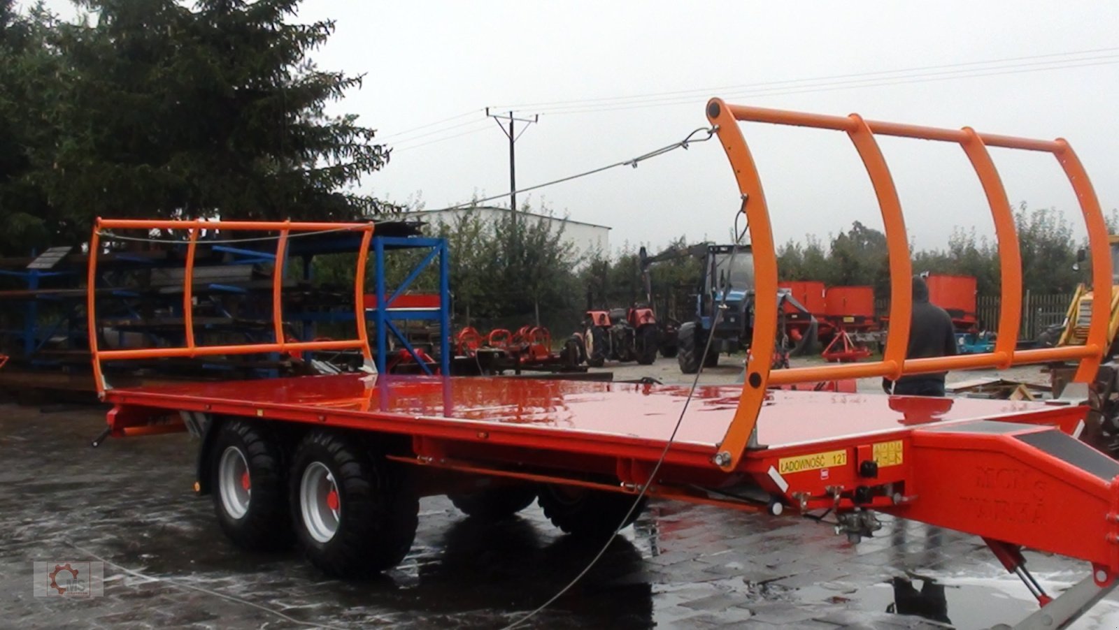 Ballentransportwagen typu MS 16t Druckluft LED Hydr. Stützfuß, Neumaschine w Tiefenbach (Zdjęcie 3)