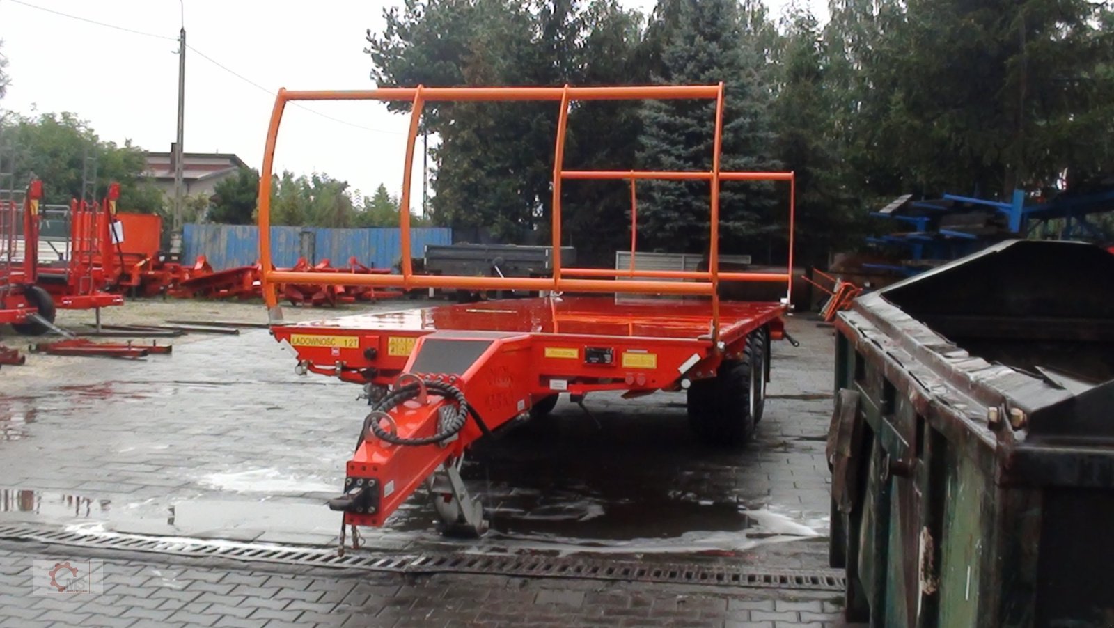 Ballentransportwagen typu MS 16t Druckluft LED Hydr. Stützfuß, Neumaschine w Tiefenbach (Zdjęcie 6)