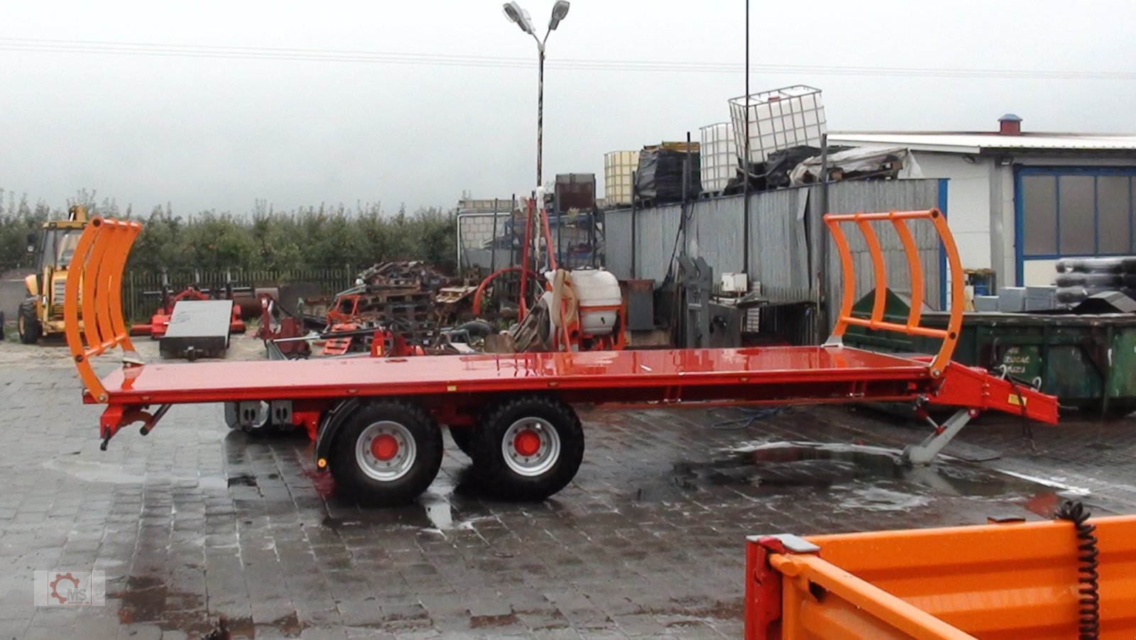 Ballentransportwagen typu MS 16t Druckluft LED Hydr. Stützfuß, Neumaschine w Tiefenbach (Zdjęcie 7)