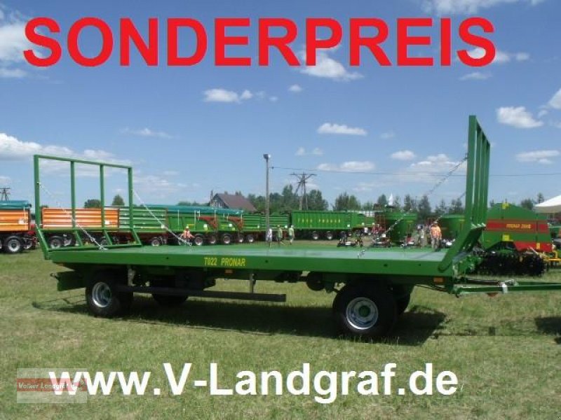 Ballentransportwagen des Typs PRONAR T 022, Gebrauchtmaschine in Ostheim/Rhön (Bild 1)