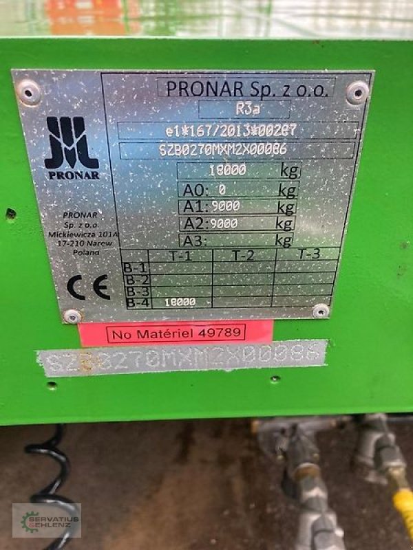 Ballentransportwagen des Typs PRONAR T 027 M wie Neu, Gebrauchtmaschine in Rittersdorf (Bild 12)