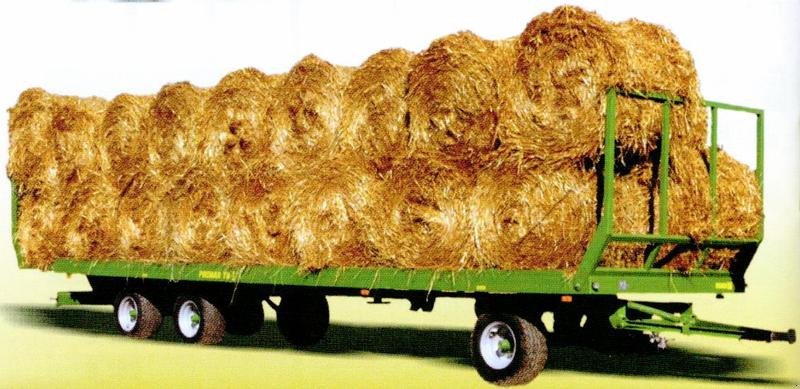 Ballentransportwagen des Typs PRONAR T026M, 18t, Neumaschine in Westerstetten - Hinterdenkental (Bild 1)