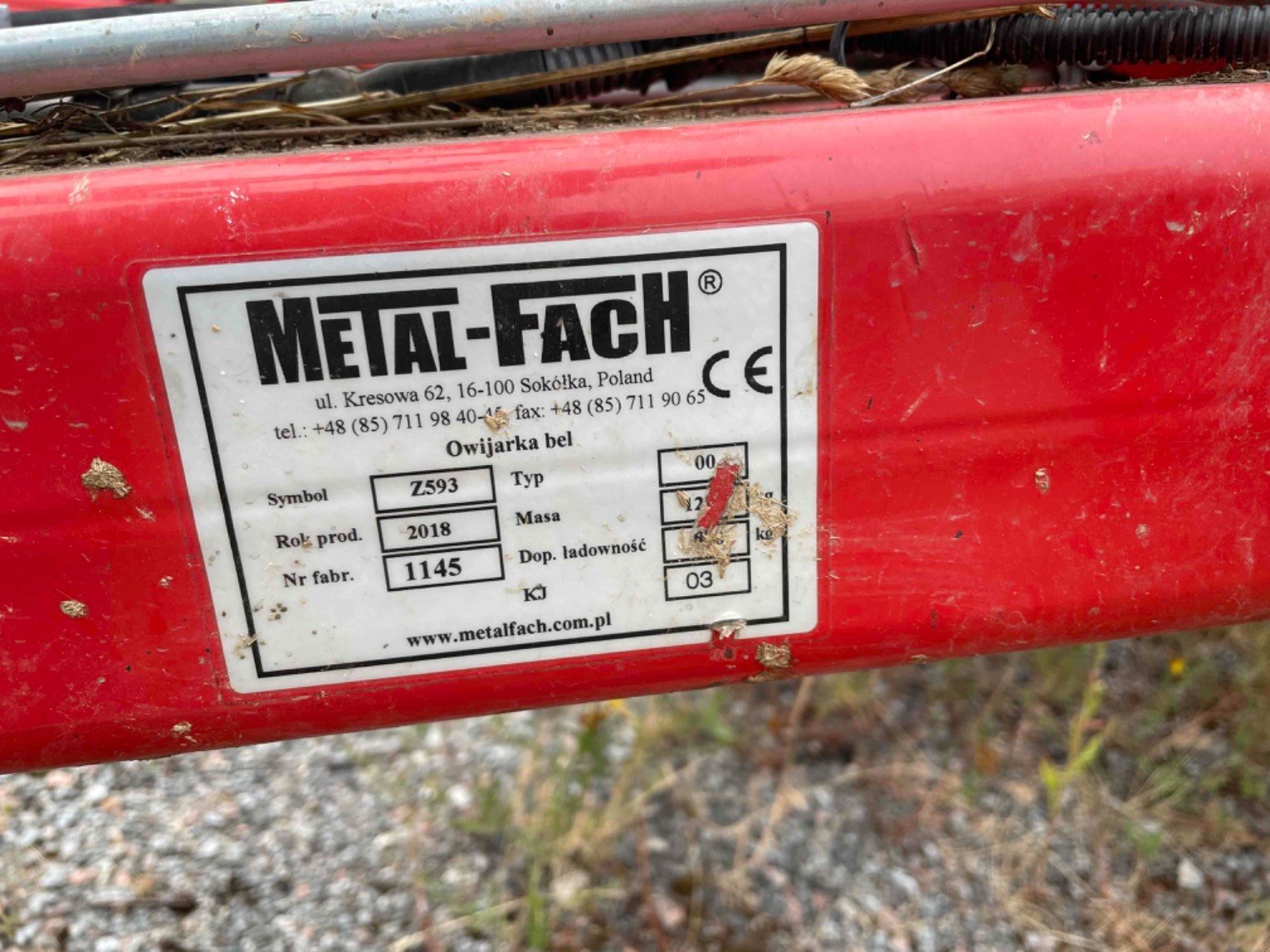 Ballenwickler vrste Agri-Metal Z593, Gebrauchtmaschine v LA SOUTERRAINE (Slika 2)