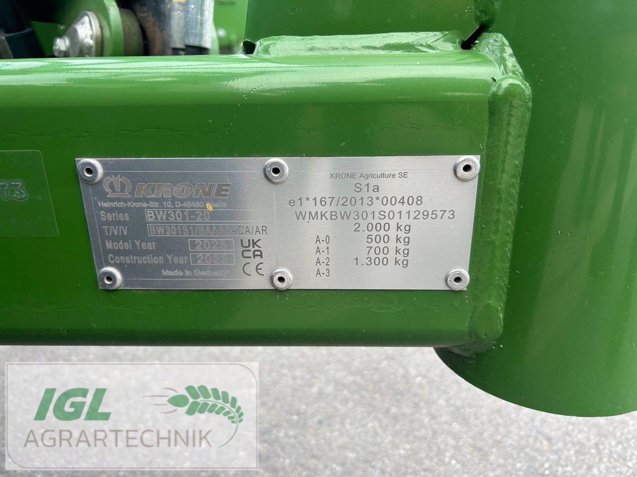 Ballenwickler des Typs Krone EasyWrap 165 T (BW301-20), Neumaschine in Nabburg (Bild 6)