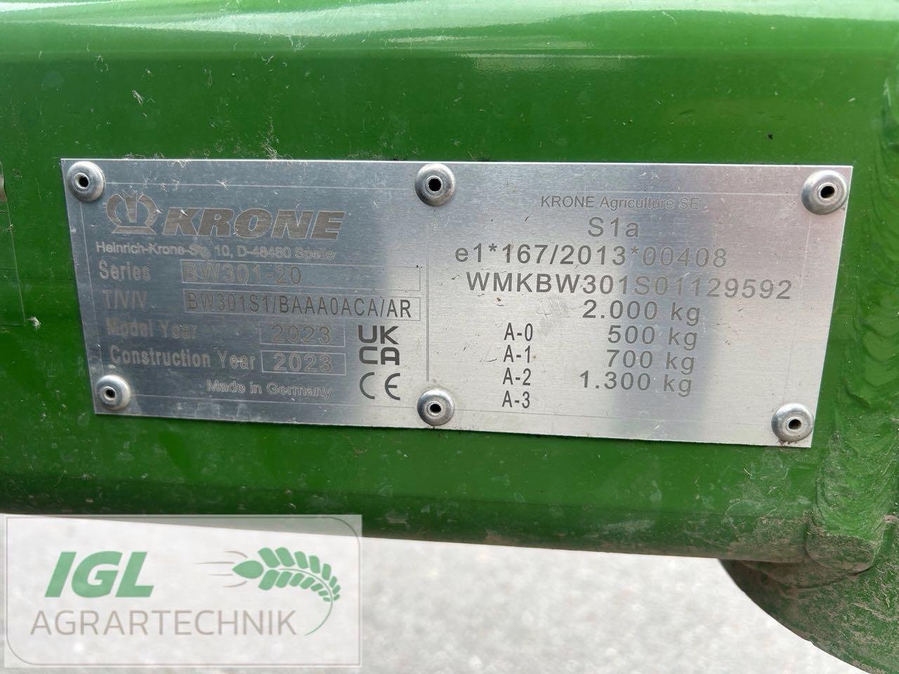 Ballenwickler typu Krone EasyWrap 165 T (BW301-20), Gebrauchtmaschine v Nabburg (Obrázek 7)