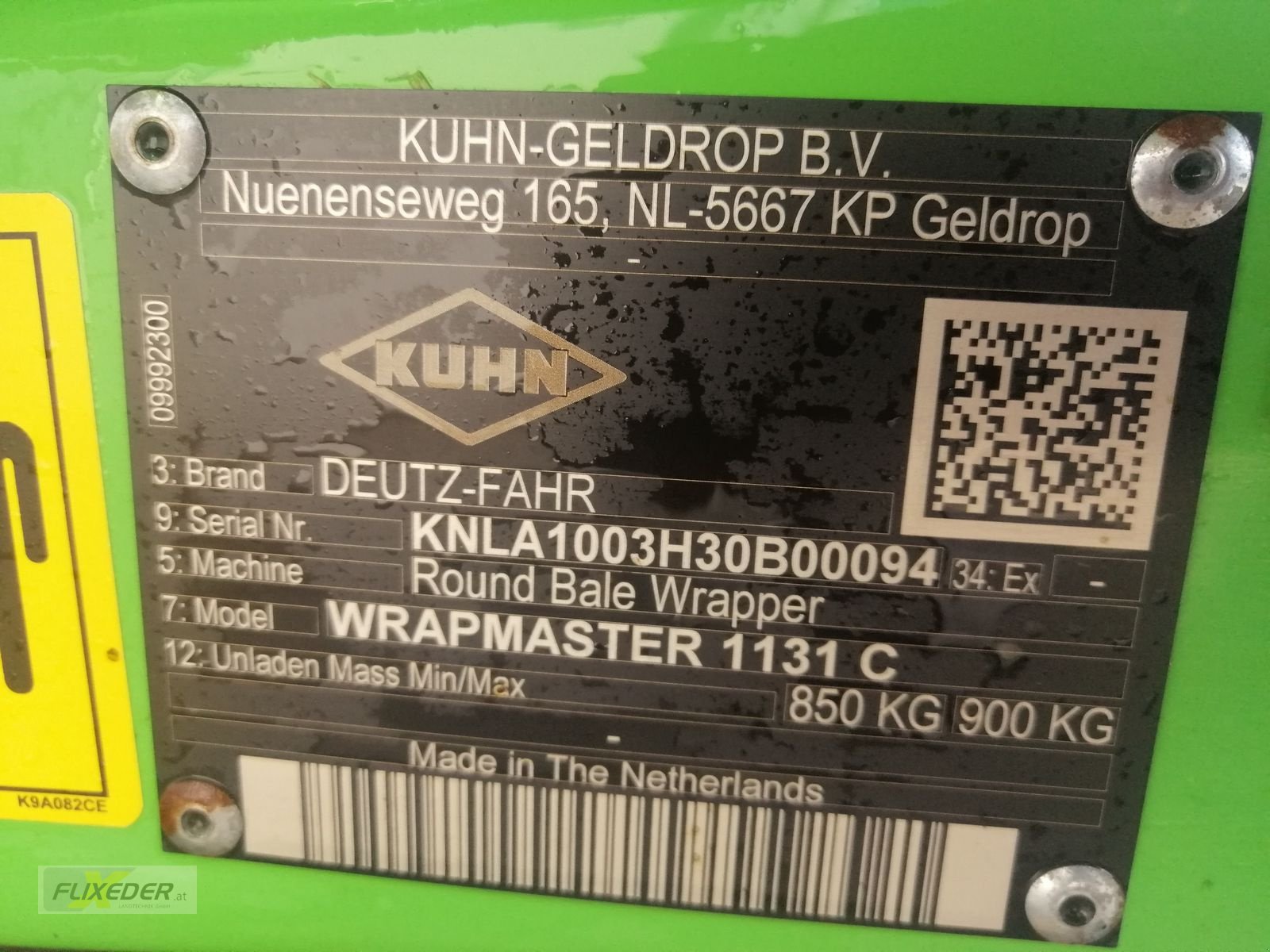 Ballenwickler типа Kuhn Deutz Wrapp Master 1131C, Gebrauchtmaschine в Pattigham (Фотография 2)