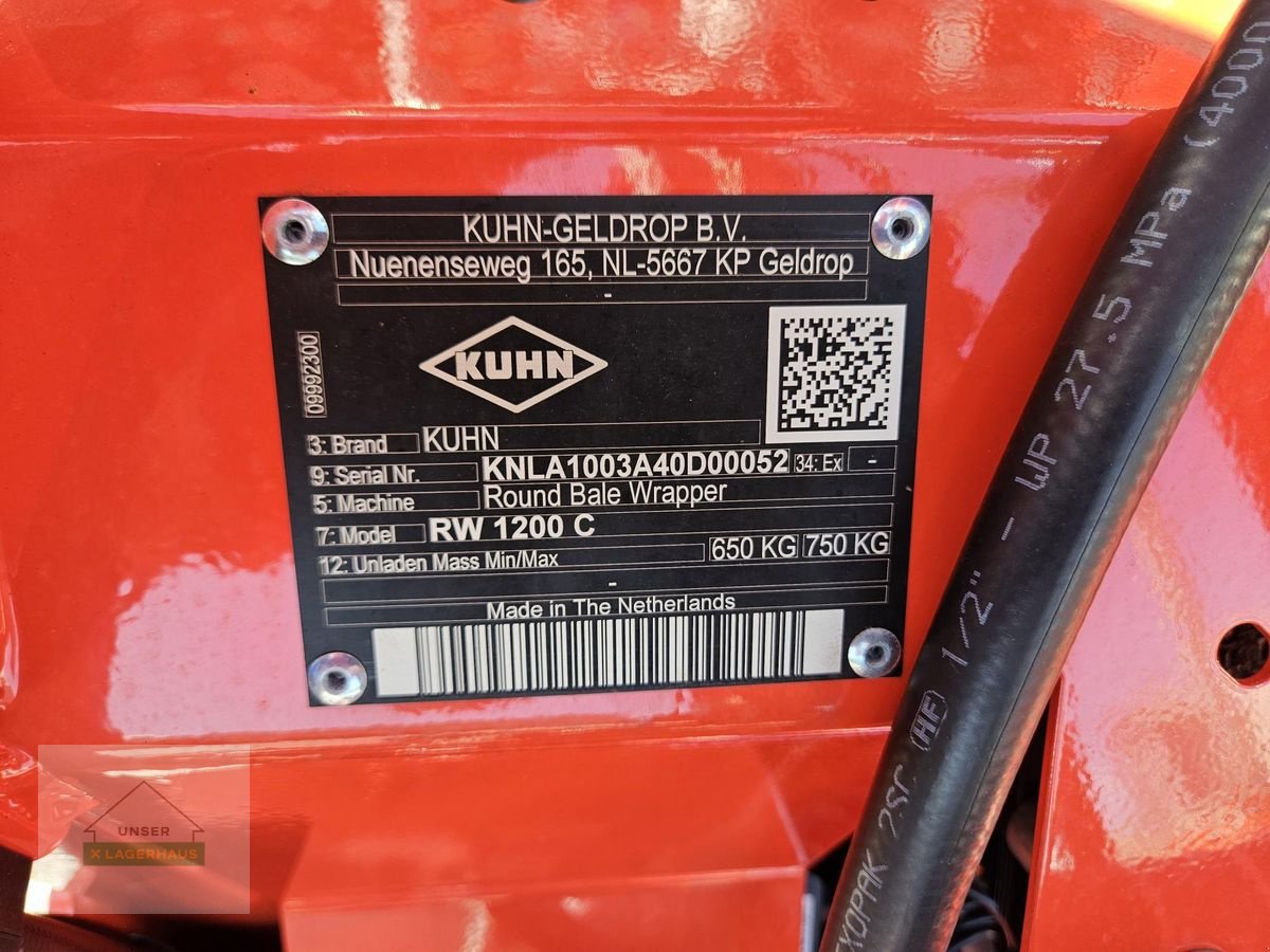 Ballenwickler des Typs Kuhn RW 1200C, Neumaschine in Wies (Bild 4)
