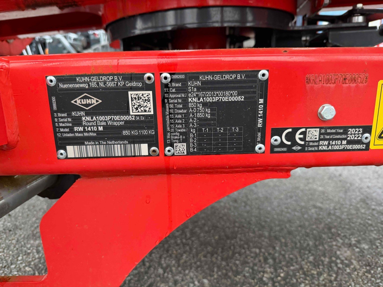 Ballenwickler от тип Kuhn RW1410M E-TWIN, Gebrauchtmaschine в LA SOUTERRAINE (Снимка 8)