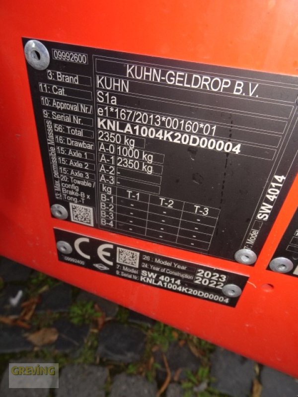 Ballenwickler des Typs Kuhn SW4014, Rund. - und Quaderballenwickelgerät,, Gebrauchtmaschine in Greven (Bild 18)