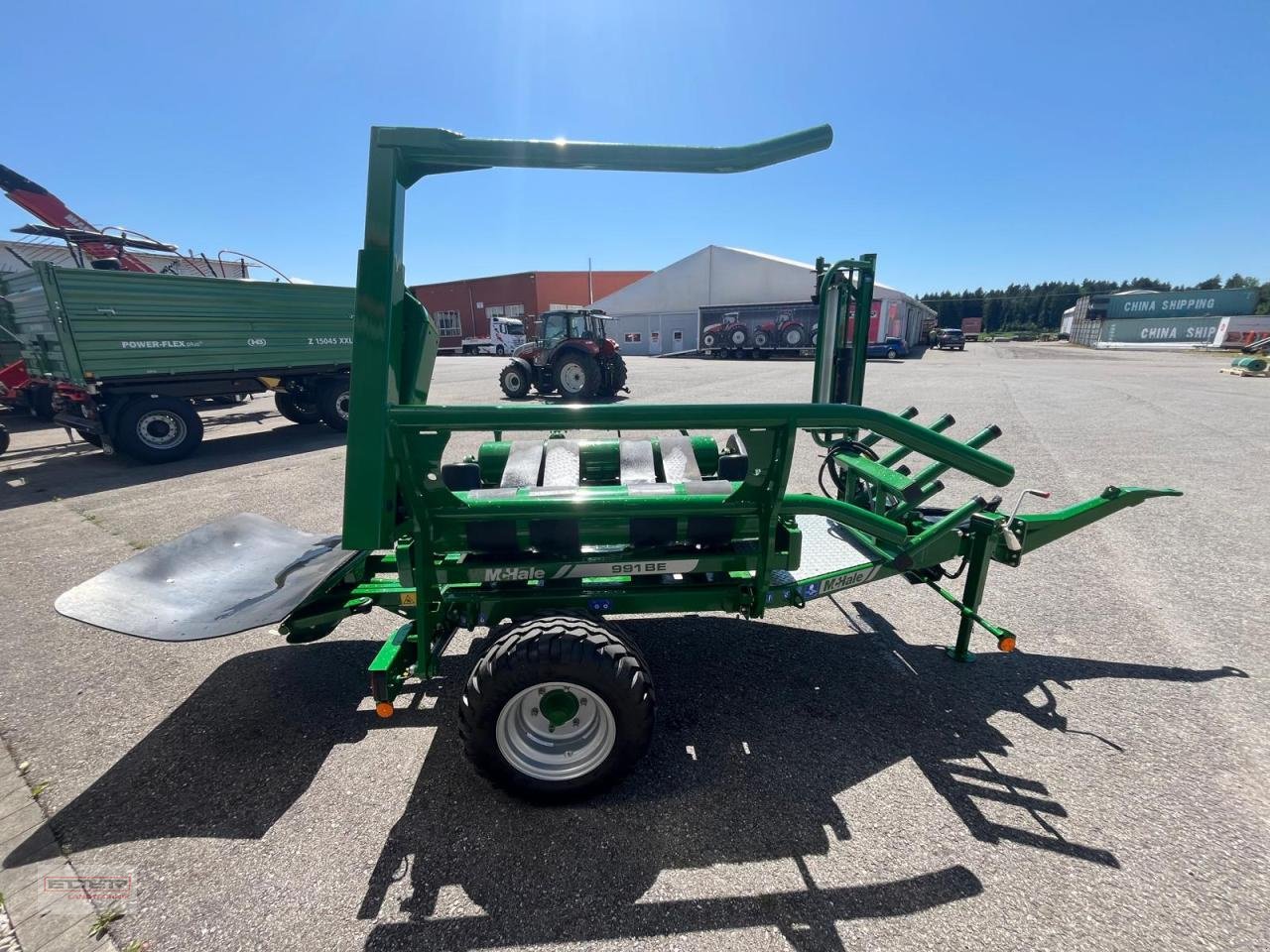 Ballenwickler des Typs McHale 991 BE, Neumaschine in Tuntenhausen (Bild 9)