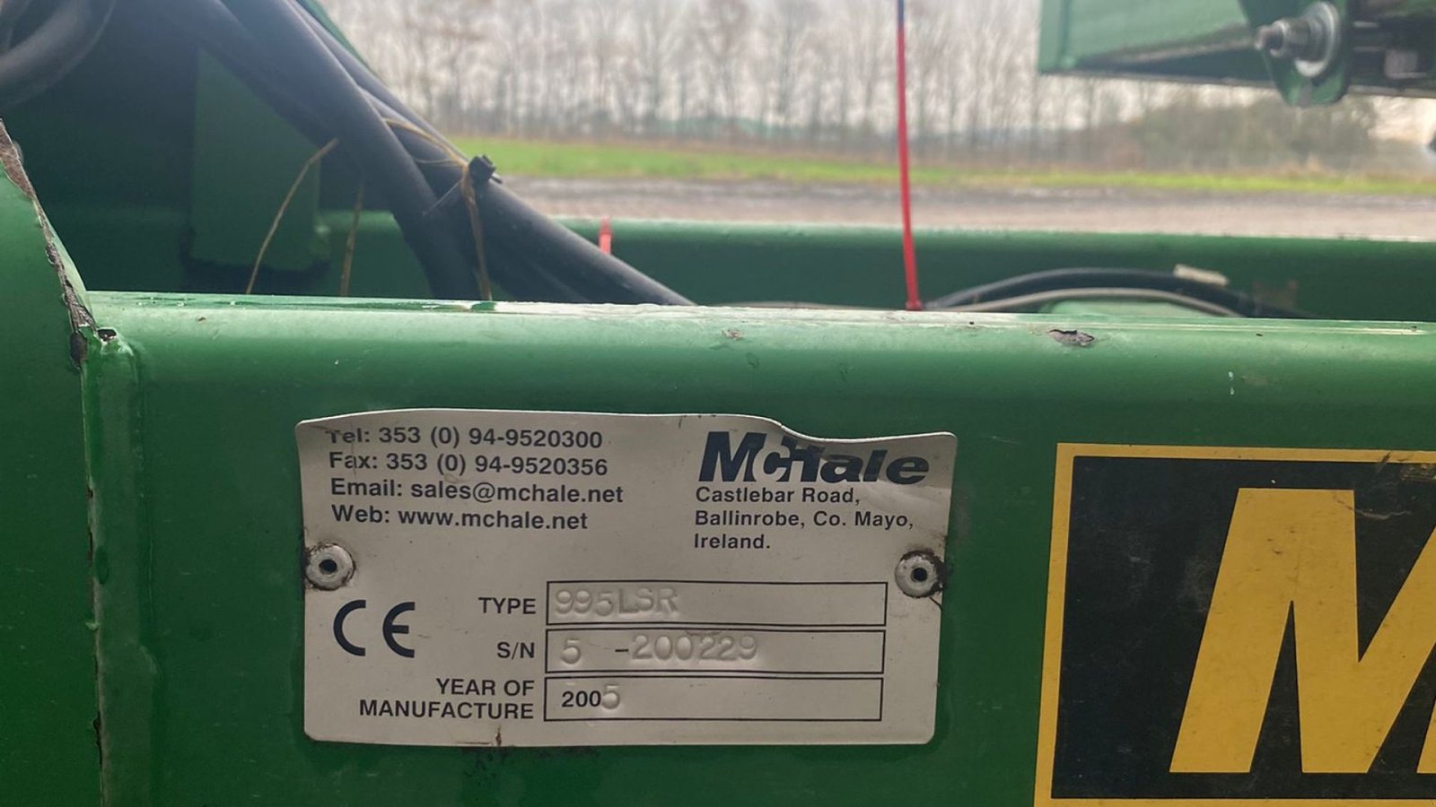 Ballenwickler типа McHale 995 LSR, Gebrauchtmaschine в Horsens (Фотография 7)