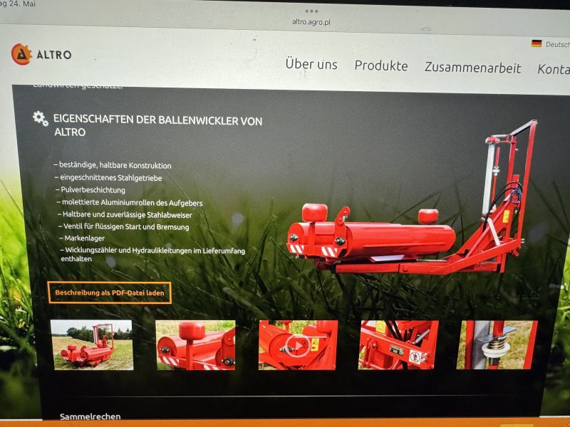 Ballenwickler du type Metal-Fach Altro Wickler, Gebrauchtmaschine en Hopfgarten (Photo 1)