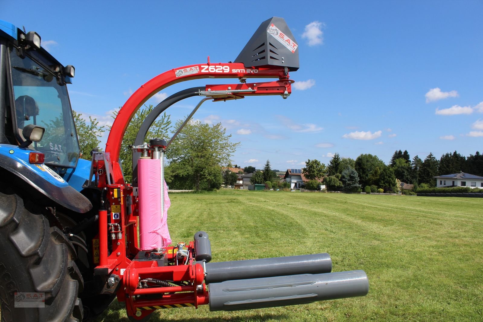 Ballenwickler of the type Metal-Fach Z 629-Vollautomatischer Dreipunktwickler, Neumaschine in Eberschwang (Picture 22)